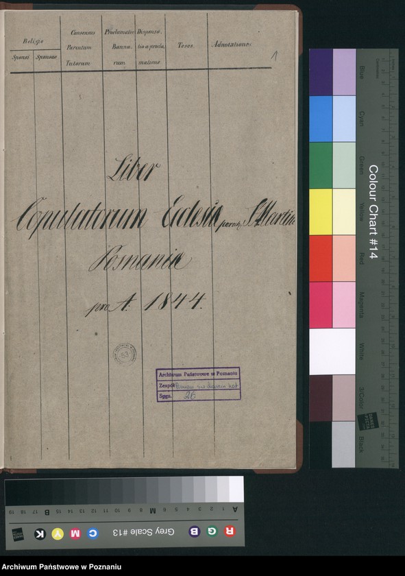 Obraz 3 z jednostki "Księga małżeństw"