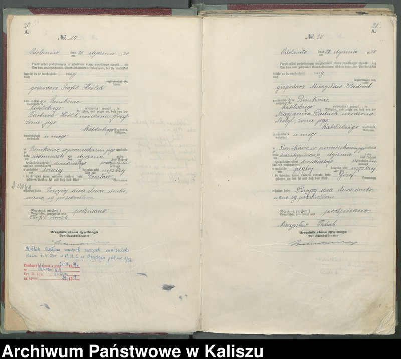 image.from.unit.number "Księga aktów urodzenia (pierwopis)"