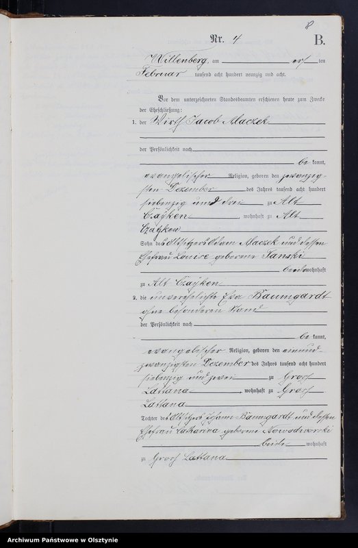 image.from.unit.number "Heiraths-Neben-Register Nr 1 - 41"