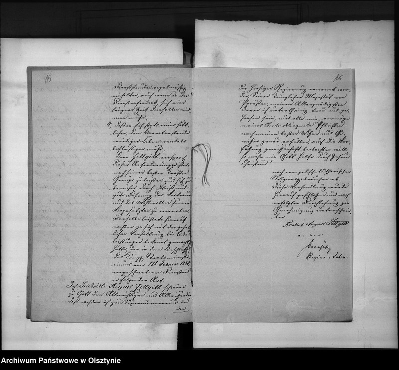 image.from.unit.number "Anstellung des Bezirks-Feldwebels Zillgitt [Friedrich August]"