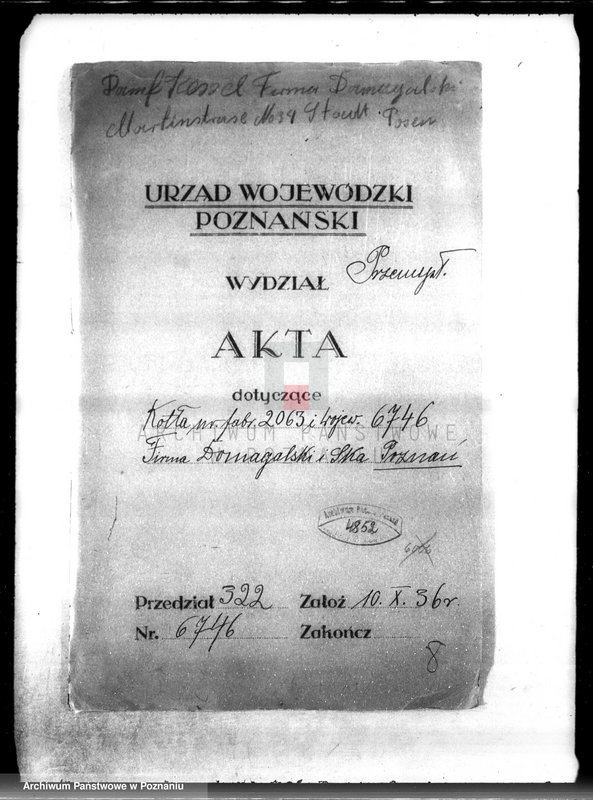 image.from.unit.number "Fabryka olejów eterycznych, esencyj, barwników i preparatów chemicznych nr woj. 6746"