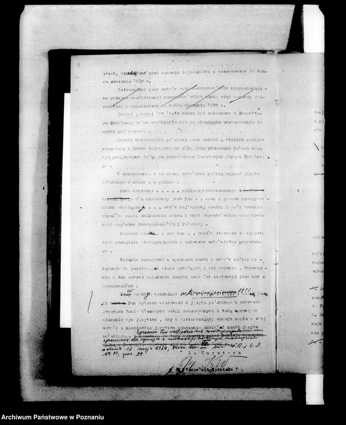 Obraz 6 z jednostki "Prywatna Szkoła Powszechna z niemieckim językiem nauczania- Siedleczek powiat Środa"