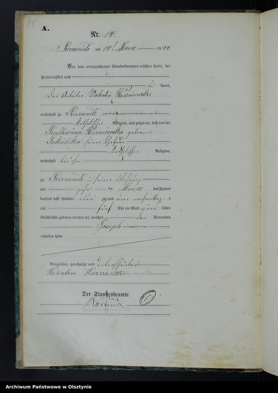 image.from.unit.number "Geburts-Haupt-Register Nr 1 - 77,1 - 97,1 - 88 i 1 - 83"