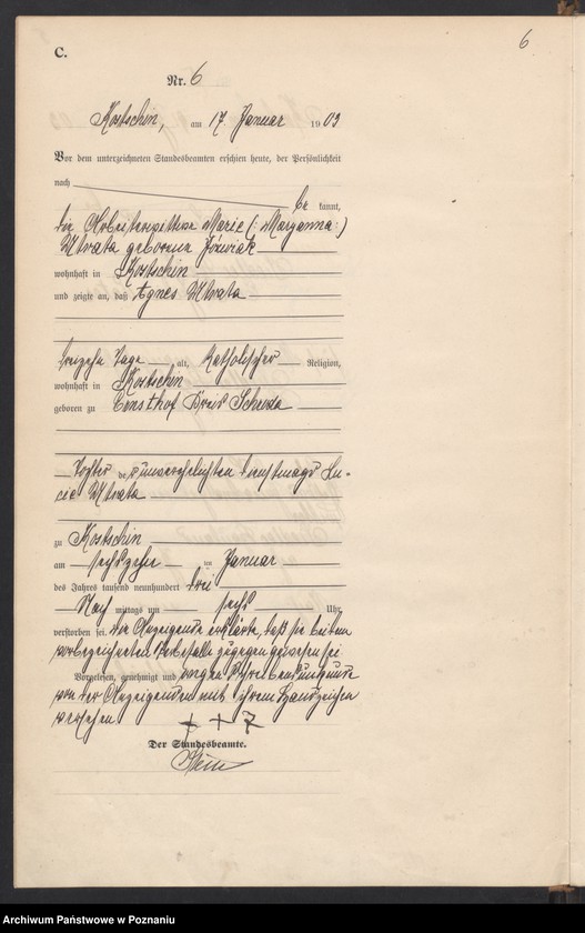 Obraz 9 z jednostki "Sterbe-Haupt-Register"