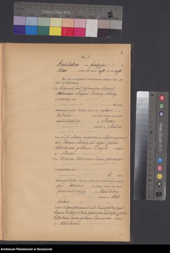 Obraz z jednostki "Heiraths-Register (Neben-Register)"