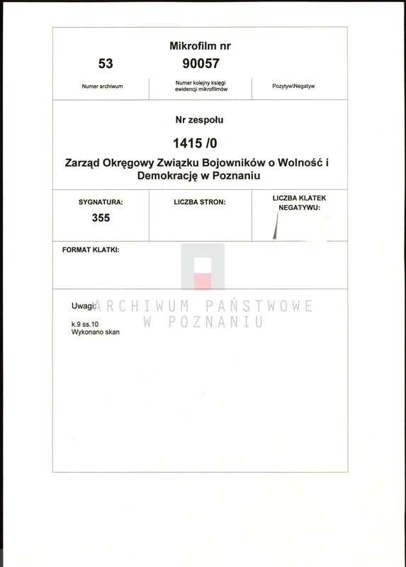 Obraz 2 z jednostki "Relacje i wspomnienia dotyczące powstania wielkopolskiego: 1. Chobienice, powiat Wolsztyn, województwo poznańskie."