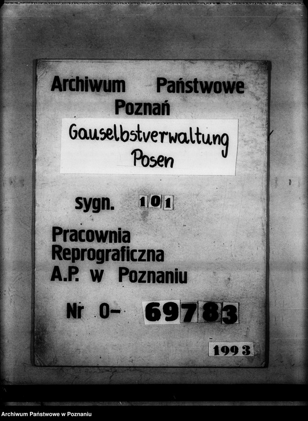 Obraz 1 z jednostki "Gauversuchsanstalt für Pflanzphysiologie Verlegung der Anstalt."