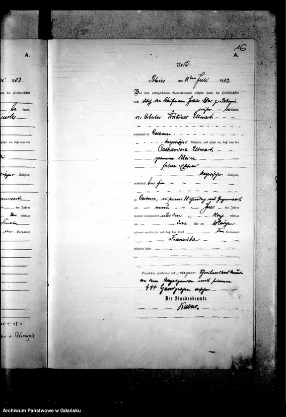 Obraz 20 z jednostki "Księga urodzeń"