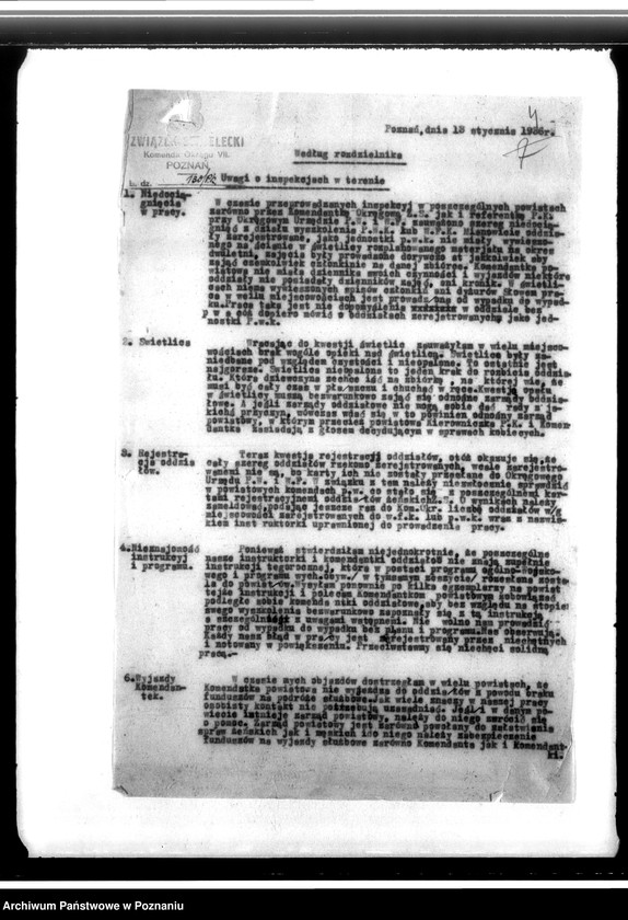 image.from.unit.number "Korespondencja Związku Strzeleckiego - dotycząca głównie Komendantki Pracy Kobiet powiatu Konin"