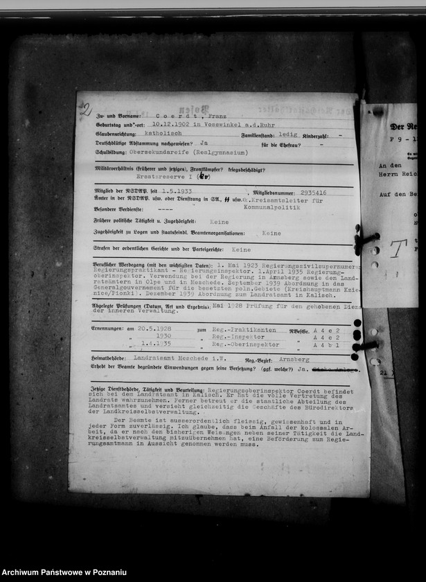 Obraz 6 z jednostki "Abordnung von Beamten"