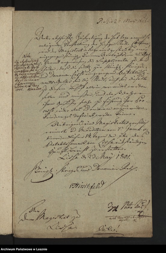 Obraz 4 z jednostki "[Akta betreffend das Gesuch der Stadtkommune wegen Andwendung der Retablissementgelder zu denen Prozesskosten]"