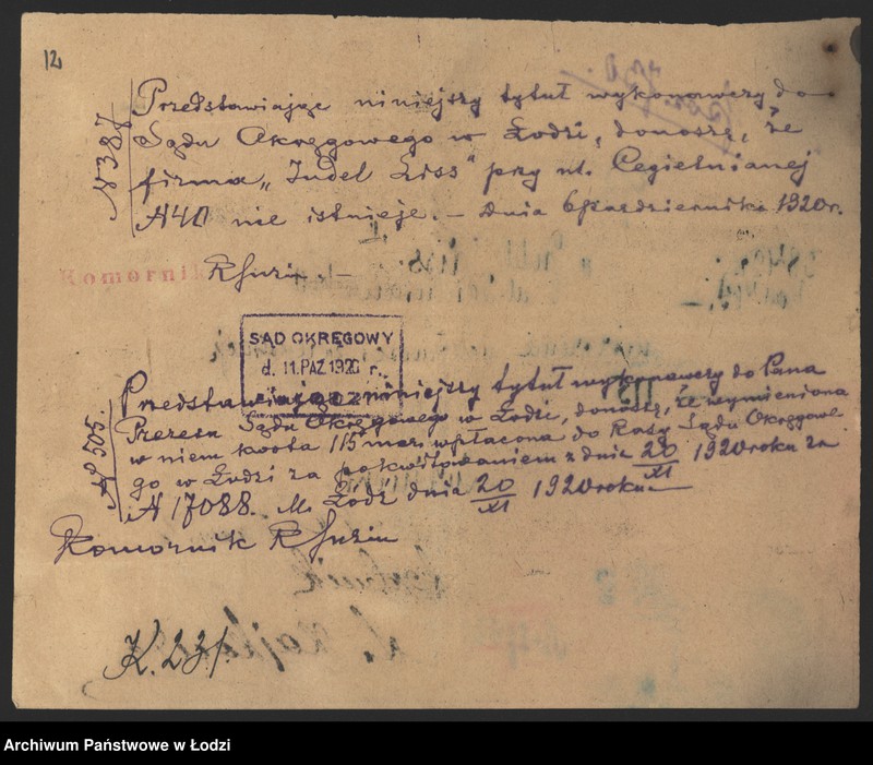 Obraz 14 z jednostki "Judel Liss - sprzedaż manufaktury"