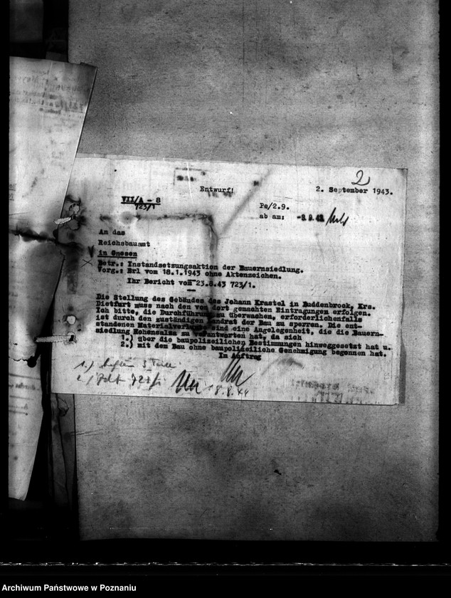 Obraz 6 z jednostki "Instandsetzung der Bauernsiedlungen"