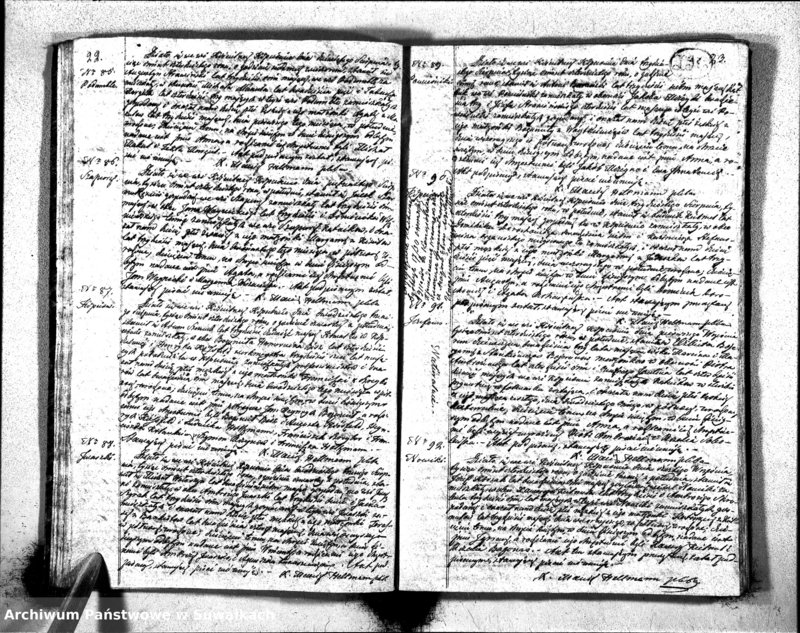 image.from.unit.number "Duplikat Aktów Urodzonych, Zaślubionych i Zeszłych Urzędnika Stanu Cywilnego Rzymsko-Katolickiego Kościoła Obrzędu Łacińskiego Parafii Kopciowskiey z Roku 1840"