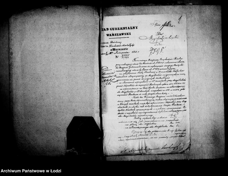 Obraz 6 z jednostki "Akta tyczące się adiunkta do czynności skarbowych"