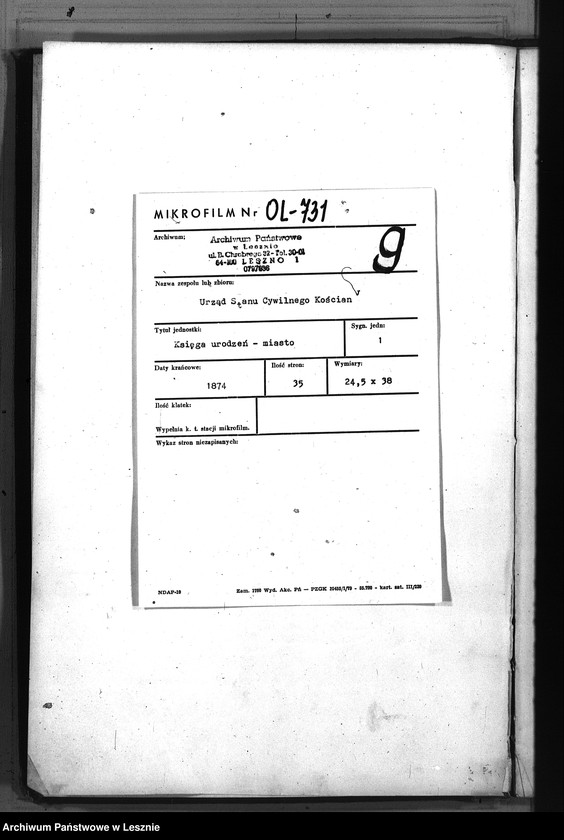 Obraz 3 z jednostki "[Księga urodzeń - miasto]"