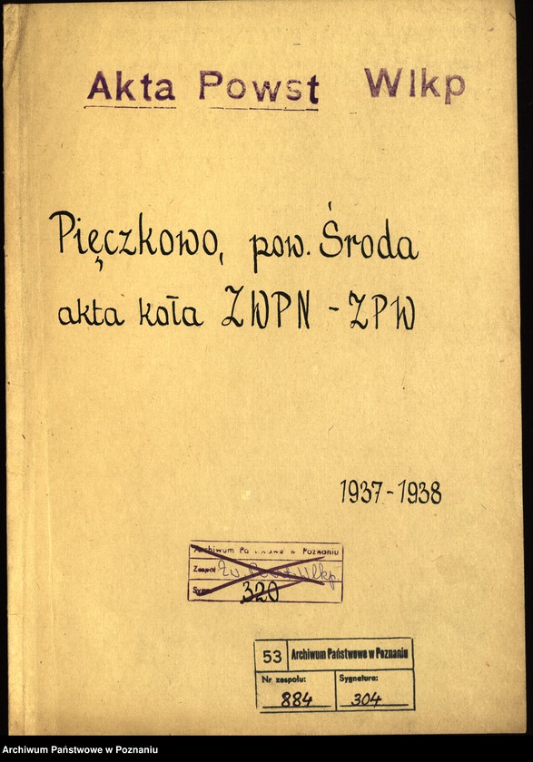 Obraz 3 z jednostki "Pięczkowo, powiat Środa - akta koła."