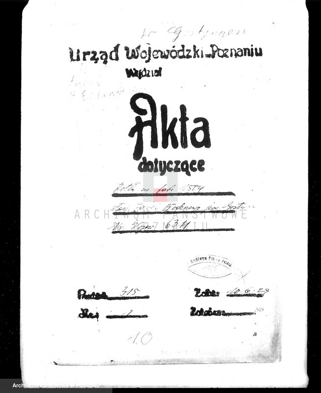 Obraz 4 z jednostki "Majętność Bodzewo pow. gostyński gospodarstwo rolne własność Zabel nr woj. kotła 6311"
