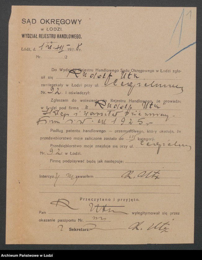 Obraz 3 z jednostki "Rudolf Utz – sklep i warsztat rzeźniczy"