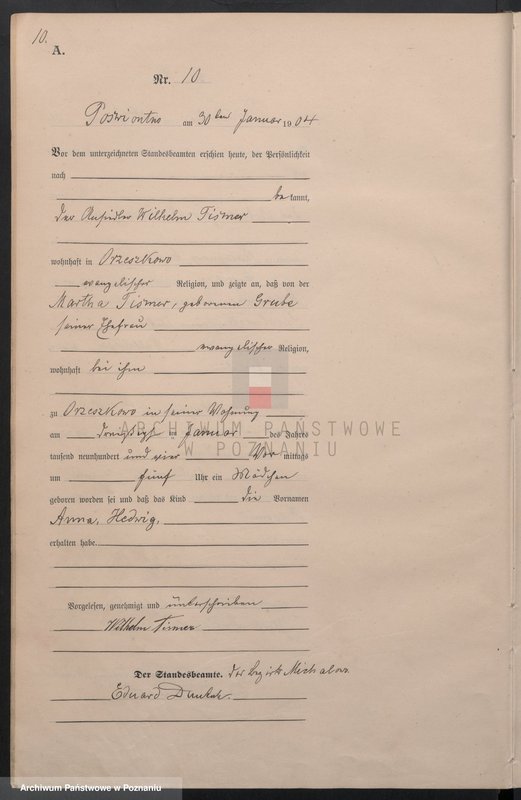 Obraz 13 z jednostki "Geburts-Haupt-Register"