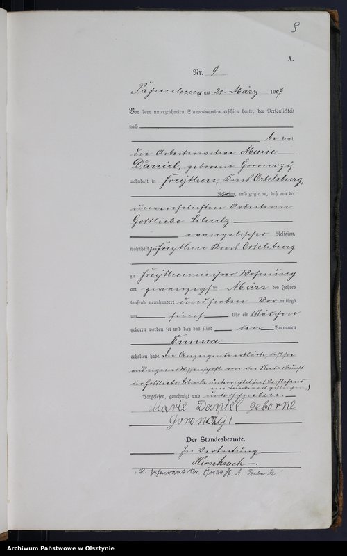 image.from.unit.number "Geburts-Haupt-Register Nr 1 - 55 [1907], Nr 1-67 [1908], Nr 1-60 [1909], Nr 1-68 [1910]"