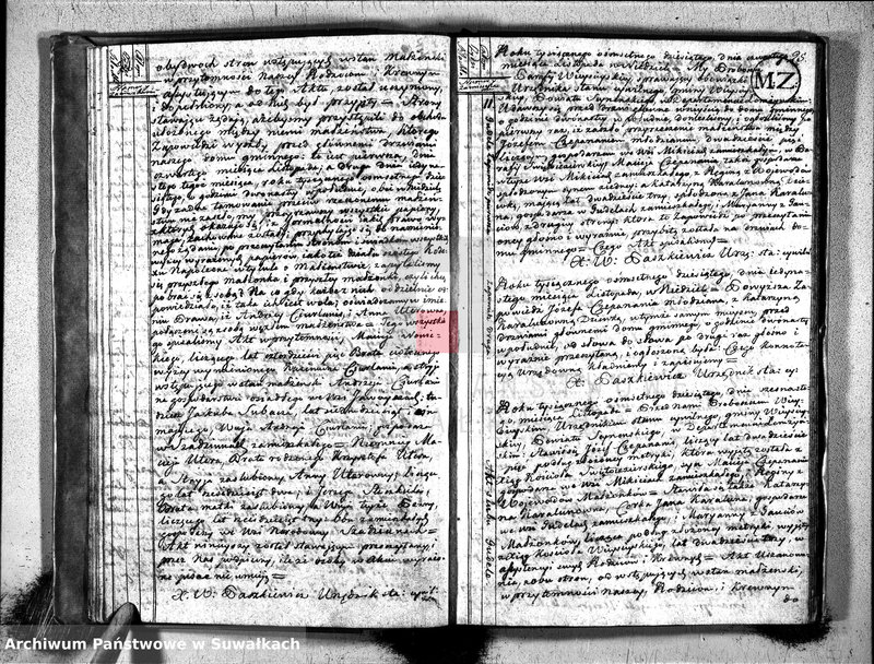 image.from.unit.number "Akta zaślubionych gminy wieysieyskiey od 1-go maja 1810"