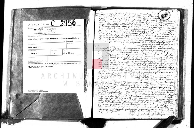 image.from.unit.number "Akta śmierci gminy wigierskiey od 1-go miesiąca stycznia 1819 do dnia ostatniego grudnia tegoż roku 1819"