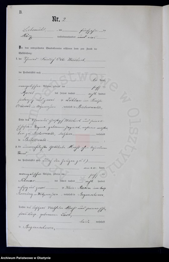 image.from.unit.number "Heiraths-Neben-Register Nr 1 - 33"