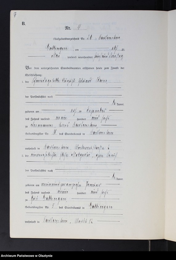 image.from.unit.number "Heirats-Neben-Register Nr 1 - 18 [ Księga małżeństw - wtóropis ]"