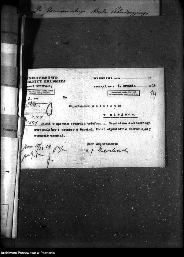 Obraz 18 z jednostki "Sprawy gospodarcze-ogólne Telefony departamentu"