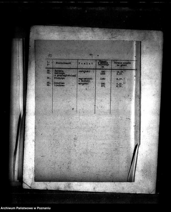 Obraz 14 z jednostki "/Przymusowy wykup majątku Łężce powiatu międzychodzkiego/"