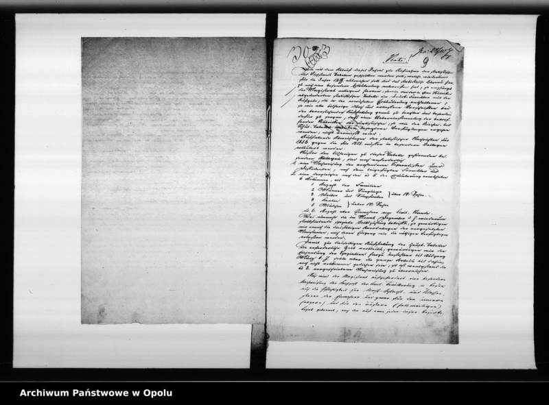 Obraz 11 z jednostki "Acta des Magistrats zu Oppeln betreffend Aufnahme und Einsendung der städtischen Tabellen von der Stadt Oppeln"