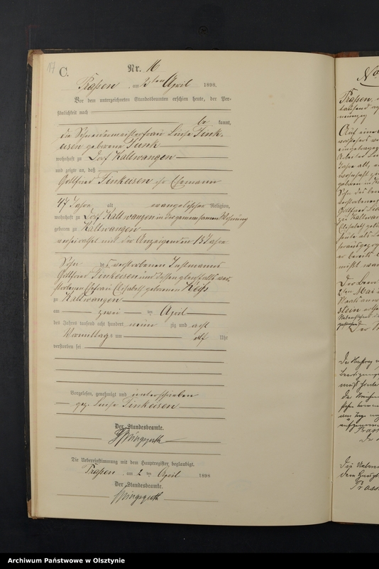 image.from.unit.number "Sterbe-Neben-Register Nr 1 - 57"