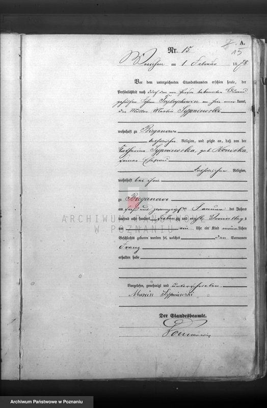 Obraz 16 z jednostki "Księga urodzeń"