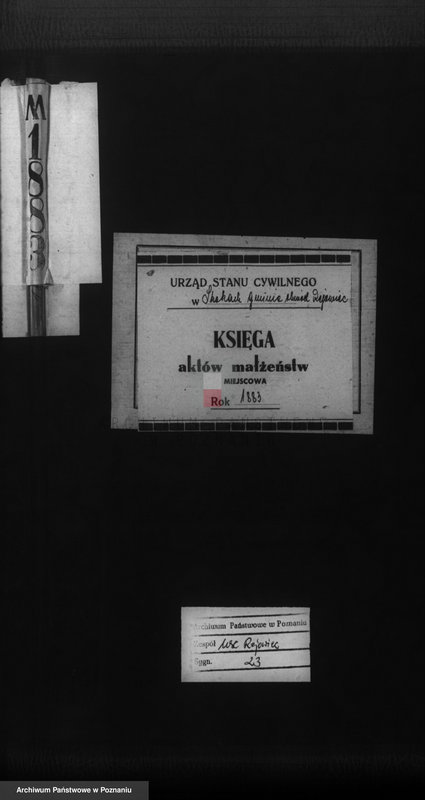 Obraz 1 z jednostki "Księga małżeństw"