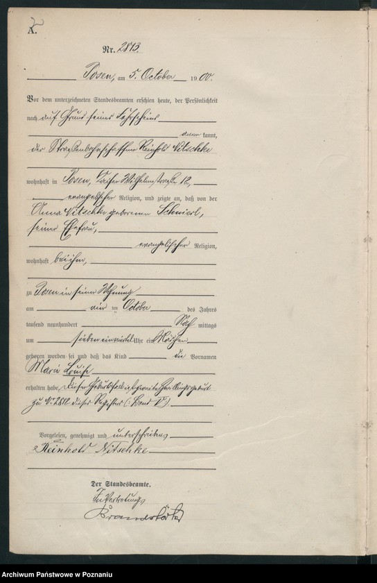 Obraz 5 z jednostki "Księga miejscowa urodzeń"