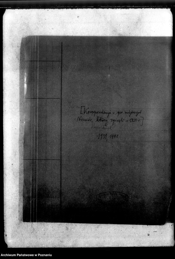 Obraz 4 z jednostki "Kreis Turek. Korespondencja w sprawie miejscowych Niemców, którzy zginęli w 1939 roku"