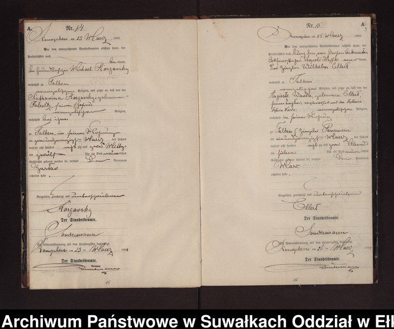 image.from.unit.number "Geburts-Neben-Register des Preussischen Standes-Amtes Gr. Konopken Kreis Loetzen"