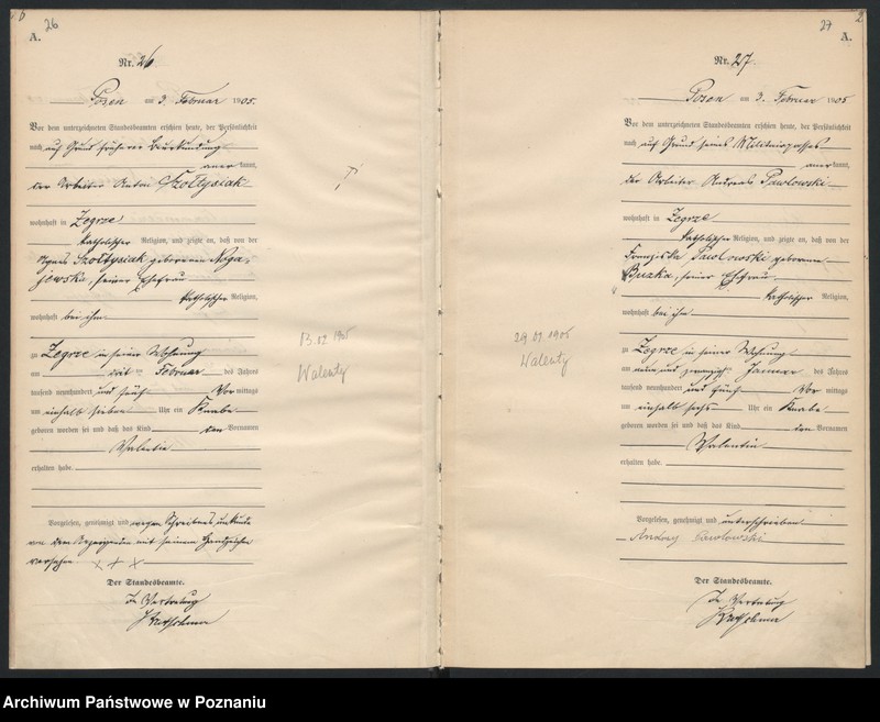 Obraz 16 z jednostki "Księga miejscowa urodzeń"