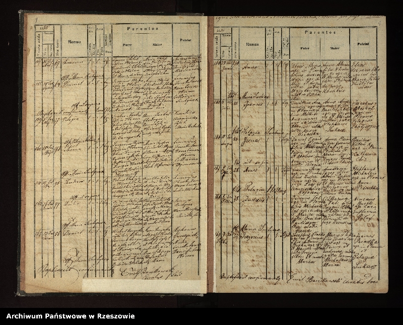 image.from.unit.number "Księga urodzeń, małżeństw i zgonów dla miejscowości Płonna, Kamienne, Kożuszne, Wysoczany"