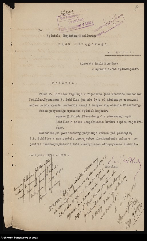 Obraz 11 z jednostki "Franc Schiller- magazyn bielizny i fartuchów"