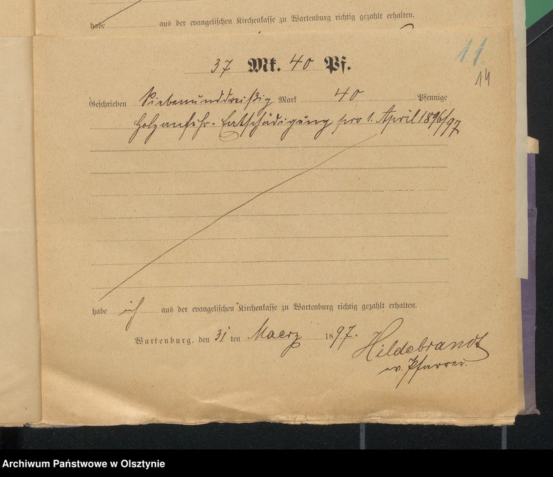 image.from.unit.number "Beläge zur Jahresrechnung der evangelischen Kirchenkasse"