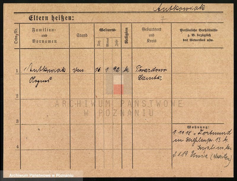 Obraz 10 z jednostki "Antkowiak (samotne kobiety) - Anzuhn"