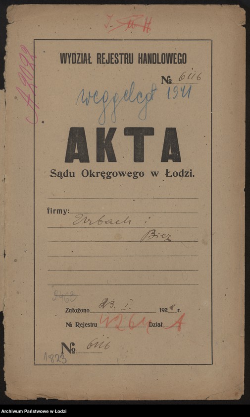 Obraz 2 z jednostki "Szloma Ubrach, Henryk Bicz – fabryka wyrobów włókienniczych"