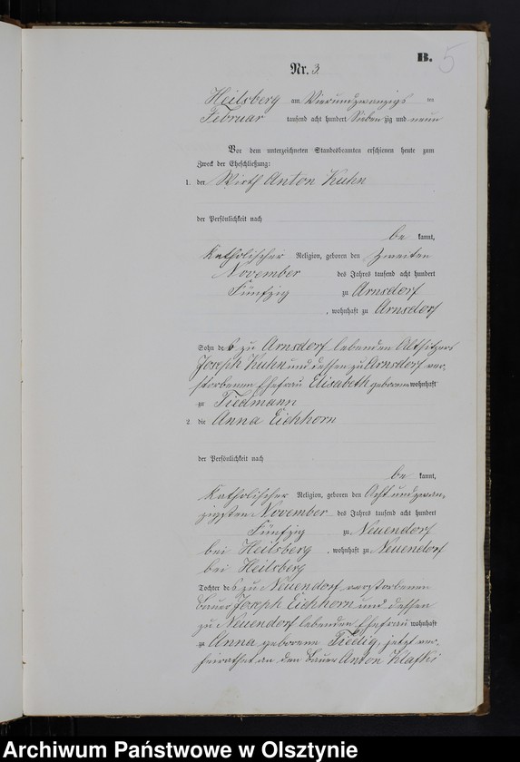 image.from.unit.number "Heiraths-Haupt-Register Nr 1 - 33"