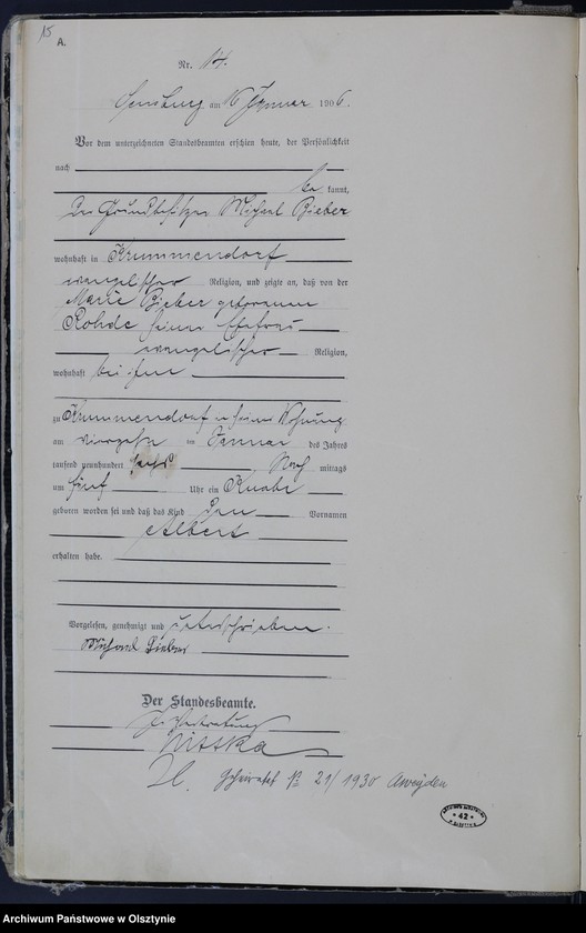 image.from.unit.number "Geburts-Haupt-Register Nr 1 - 355"