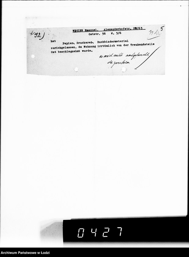 Obraz 9 z jednostki "[Informacje o posiadaniu przez Żydów kosztowności]"