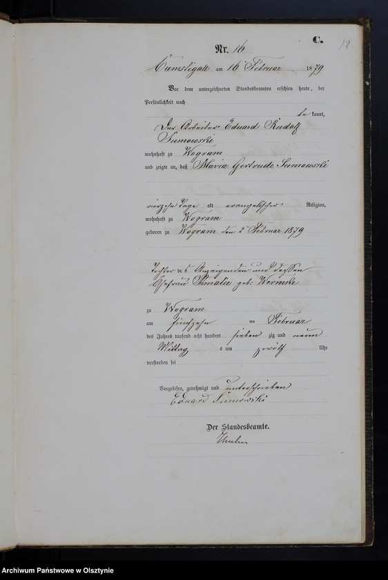 image.from.unit.number "Sterbe-Haupt-Register Nr 1 - 84"