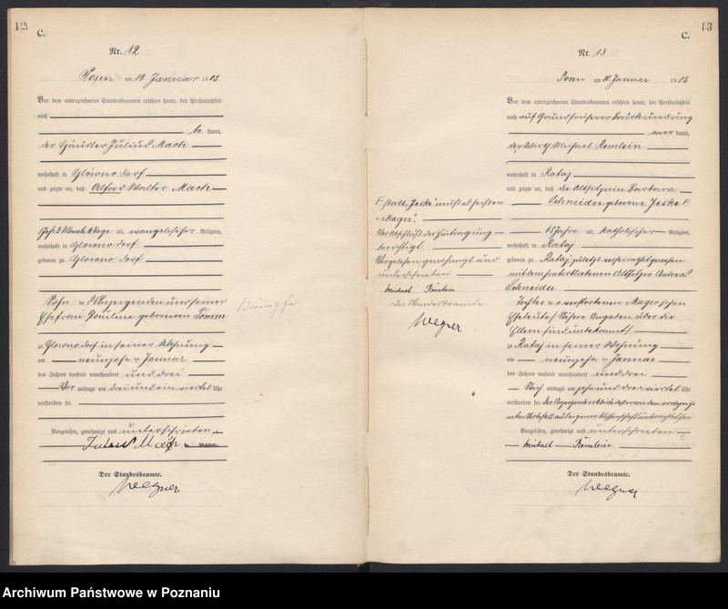 Obraz 9 z jednostki "Księga zgonów tom I"