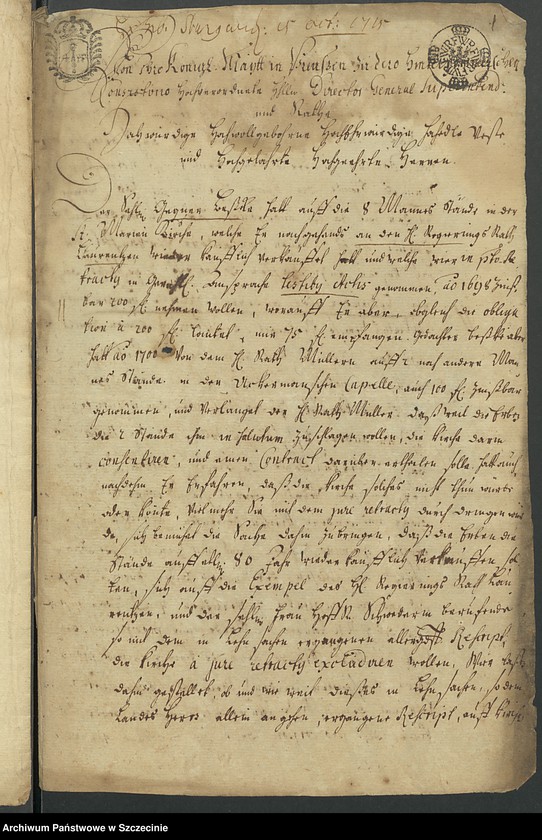 image.from.unit.number "Regierungsrat Laurens und Rat Johann Müller gegen die Vorsteher der Marienkirche zu Stargard wegen der Kirchenstühle des Gregor Peßke"